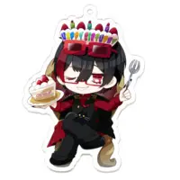 Yariki Ren - Acrylic Key Chain - Key Chain - VTuber Size-70 x 70 (mm)