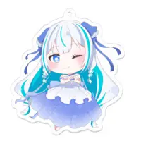 Mikagami Ryou - Acrylic Key Chain - Key Chain - VTuber Size-70 x 70 (mm)