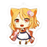 秋桜かるVT - Acrylic Key Chain - Key Chain - VTuber