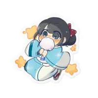 米田らん - Stickers - VTuber Size-100 x 100 (mm)