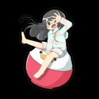 米田らん - Stickers - VTuber Size-100 x 100 (mm)