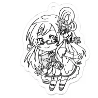 Hoshimura Ariya - Acrylic Key Chain - Key Chain - VTuber Size-50 x 50 (mm)