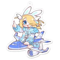 ayagumo - Acrylic Key Chain - Key Chain - VTuber Size-70 x 70 (mm)