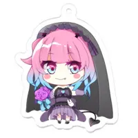 Momoto Runo - Acrylic Key Chain - Key Chain - VTuber Size-50 x 50 (mm)