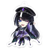 七紫煙 - Acrylic Key Chain - Key Chain - VTuber Size-50 x 50 (mm)