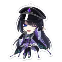 七紫煙 - Acrylic Key Chain - Key Chain - VTuber Size-70 x 70 (mm)