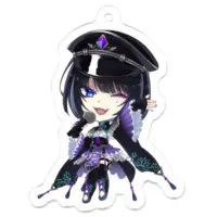 七紫煙 - Acrylic Key Chain - Key Chain - VTuber Size-50 x 50 (mm)