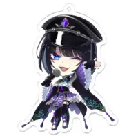 七紫煙 - Acrylic Key Chain - Key Chain - VTuber Size-70 x 70 (mm)