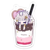 Ayase Tsumugi - Acrylic Key Chain - Key Chain - VTuber Size-50 x 50 (mm)