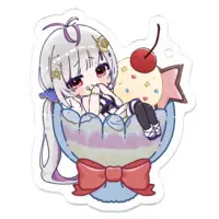 Ayase Tsumugi - Acrylic Key Chain - Key Chain - VTuber Size-50 x 50 (mm)