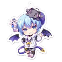 Maou Chirorunia - Acrylic Key Chain - Key Chain - VTuber Size-70 x 70 (mm)
