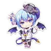 Maou Chirorunia - Acrylic Key Chain - Key Chain - VTuber Size-100 x 100 (mm)