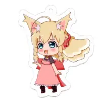 うぇはす - Acrylic Key Chain - Key Chain - VTuber Size-50 x 50 (mm)
