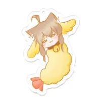 うぇはす - Acrylic Key Chain - Key Chain - VTuber Size-70 x 70 (mm)