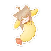 うぇはす - Acrylic Key Chain - Key Chain - VTuber Size-100 x 100 (mm)