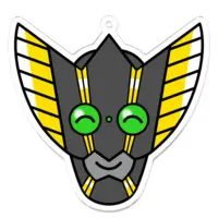 ヴァルチャガ - Acrylic Key Chain - Key Chain - VTuber Size-70 x 70 (mm)