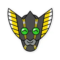 ヴァルチャガ - Stickers - VTuber Size-100 x 100 (mm)