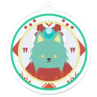 Inumori Hisui - Acrylic Key Chain - Key Chain - VTuber Size-50x50 mm)