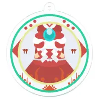 Inumori Hisui - Acrylic Key Chain - Key Chain - VTuber Size-50x50 mm)