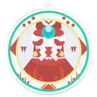 Inumori Hisui - Acrylic Key Chain - Key Chain - VTuber Size-70x70 mm)