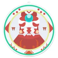 Inumori Hisui - Acrylic Key Chain - Key Chain - VTuber Size-100x100 mm)