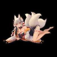 Amama Nia - Stickers - VTuber Size-160 x 160 (mm)