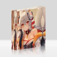 Amama Nia - Acrylic Block - VTuber Size-100x100mm 