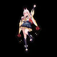 Amama Nia - Stickers - VTuber Size-100 x 100 (mm)