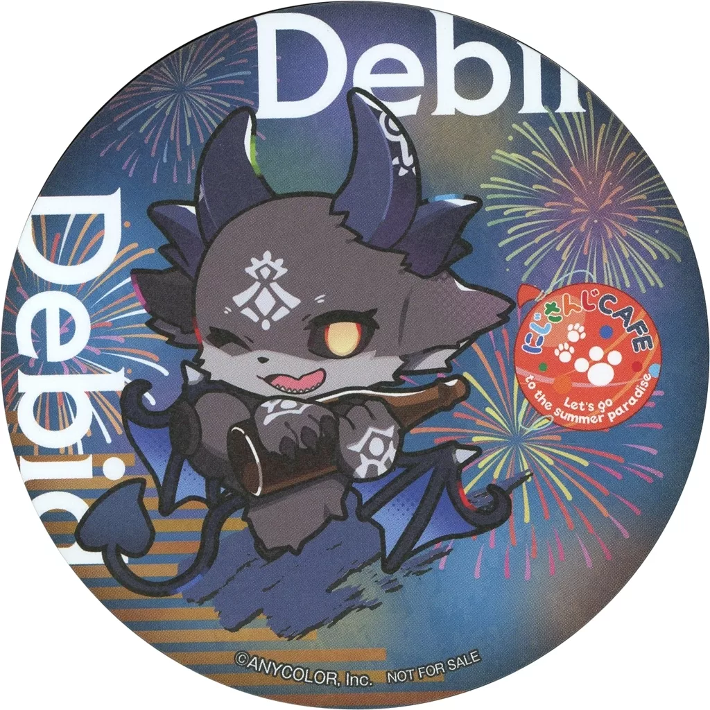 Debidebi Debiru - Tableware - Coaster - Nijisanji