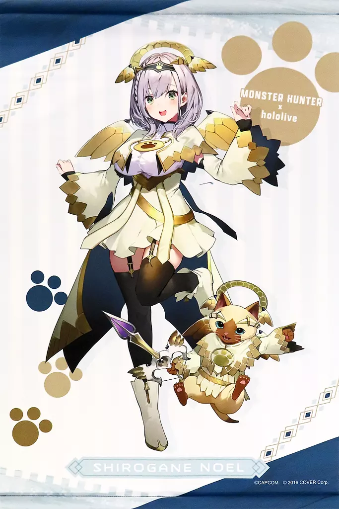 Shirogane Noel - Monster Hunter x Hololive - Tapestry - hololive