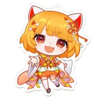 サコ - Acrylic Key Chain - Key Chain - VTuber Size-70 x 70 (mm)