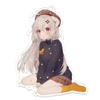 Hanasaki Ayame - Acrylic Key Chain - Key Chain - VTuber Size-100 x 100 (mm)