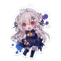 Hanasaki Ayame - Acrylic Key Chain - Key Chain - VTuber Size-70 x 70 (mm)