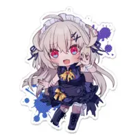 Hanasaki Ayame - Acrylic Key Chain - Key Chain - VTuber Size-100 x 100 (mm)
