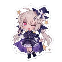Hanasaki Ayame - Acrylic Key Chain - Key Chain - VTuber Size-70 x 70 (mm)