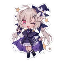 Hanasaki Ayame - Acrylic Key Chain - Key Chain - VTuber Size-100 x 100 (mm)
