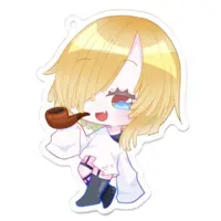 フィーネ・クローチェ - Acrylic Key Chain - Key Chain - VTuber Size-70 x 70 (mm)
