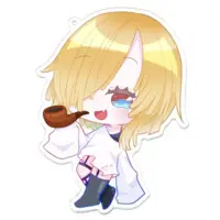 フィーネ・クローチェ - Acrylic Key Chain - Key Chain - VTuber Size-100 x 100 (mm)