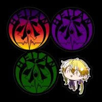 Kagari Ranan - Stickers - VTuber Size-100 x 100 (mm)