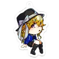 Kagari Ranan - Acrylic Key Chain - Key Chain - VTuber Size-50 x 50 (mm)