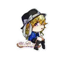Kagari Ranan - Stickers - VTuber Size-100 x 100 (mm)