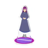 ヲンコのみ - Acrylic stand - VTuber Size-70x70mm