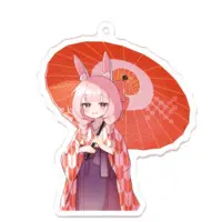 兎野みやび - Acrylic Key Chain - Key Chain - VTuber Size-70 x 70 (mm)