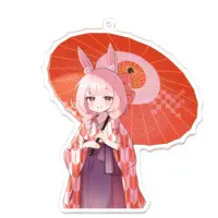 兎野みやび - Acrylic Key Chain - Key Chain - VTuber Size-100 x 100 (mm)