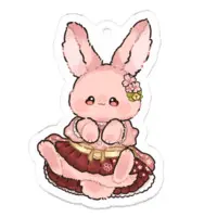 兎野みやび - Acrylic Key Chain - Key Chain - VTuber Size-50 x 50 (mm)