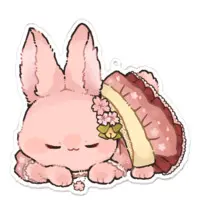 兎野みやび - Acrylic Key Chain - Key Chain - VTuber Size-100 x 100 (mm)