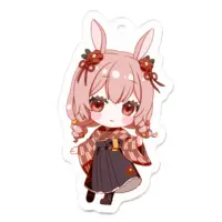 兎野みやび - Acrylic Key Chain - Key Chain - VTuber Size-50 x 50 (mm)