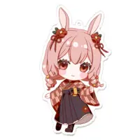 兎野みやび - Acrylic Key Chain - Key Chain - VTuber Size-100 x 100 (mm)