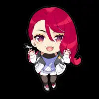 蜥蜴乃ユン - Stickers - VTuber Size-160 x 160 (mm)