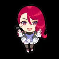 蜥蜴乃ユン - Stickers - VTuber Size-100 x 100 (mm)